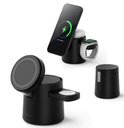 15W Magnetic Three-in-one Wireless Charger